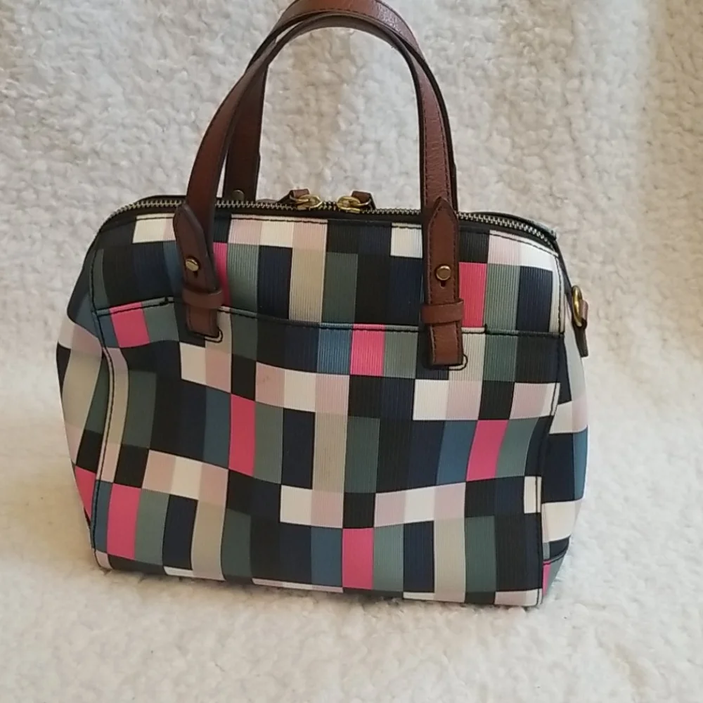 FOSSIL Rachel Satchel Bag with Key Fob